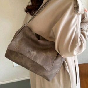 ACC011 - Bolso minimalista retro gris